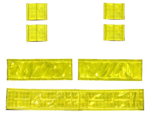 Industrial MOLLE Vest - Lime Gloss Reflective Kit (5EA)