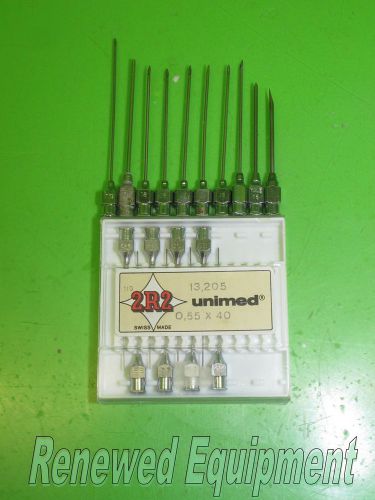 MISC. Unimed 2R2 Laboratory Medical Needles - *LOT of 18