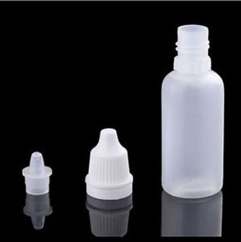 50pcs 15ml empty plastic squeezable dropper bottles eye liquid dropper ldpe for sale