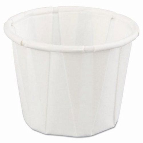 Genpak Paper Portion Cups, 3/4oz, White, 250/Bag (GNPF075)