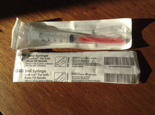 2 x 5ml syringe / blunt fill tip -- ink, oil, liquid ez tool for sale