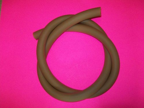 50 feet 3/8&#034; id x 1/8 w x 5/8&#034; od heavy duty natural latex rubber tubing for sale