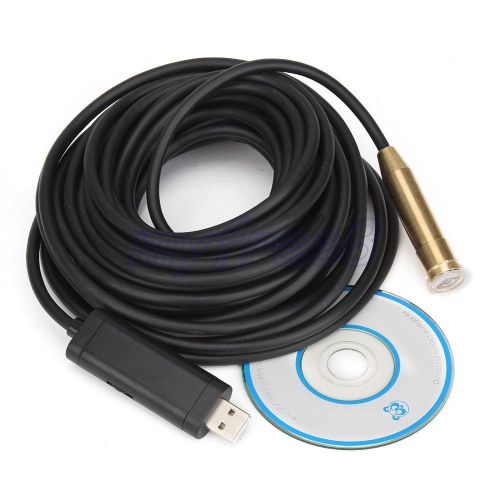 Mini usb borescope endoscope inspection tube pipe snake camera 7m 4 led video for sale
