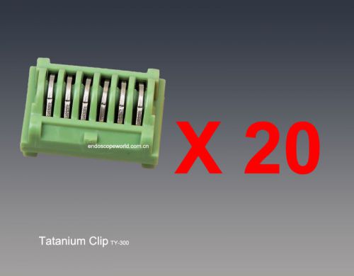 120 New Titanium Clips TY300 CE FDA Certificate Ethicon LT300 Style