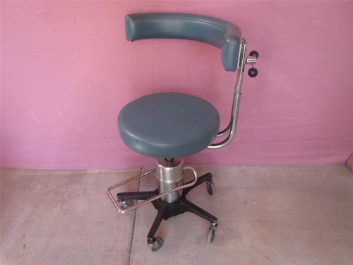 Reliance Hydraulic Surgeon Surgical Stool Chair Adjustable Procedure Wrist Rest