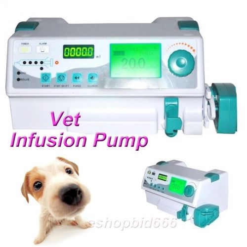 Veterinary vet injection infusion syringe pump w alarm kvo+drug library ce fda for sale