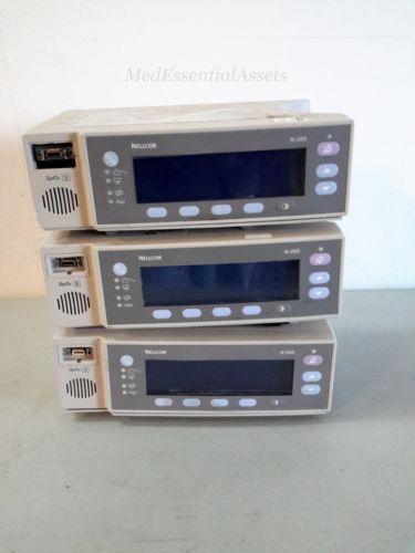 Nellcor n-395 pulse oximeter spo2 lab exam diagnostic (lot of 3) for sale