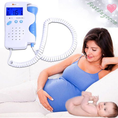 Hot Sale LCD Display Fetal Doppler Baby Heart Monitor 3MHz With Speaker CE