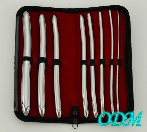 New 8 piece dilator set with pouch  hegar sounds free shipping for sale