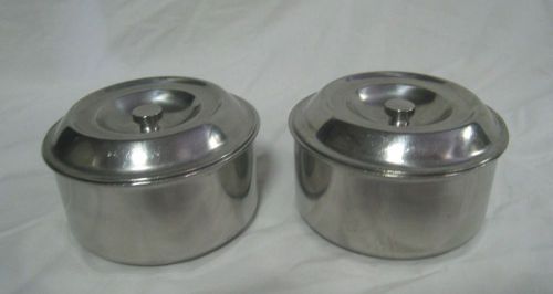2  VOLLRATH STAINLESS STEEL CANISTER / JARS GREAT SHAPE
