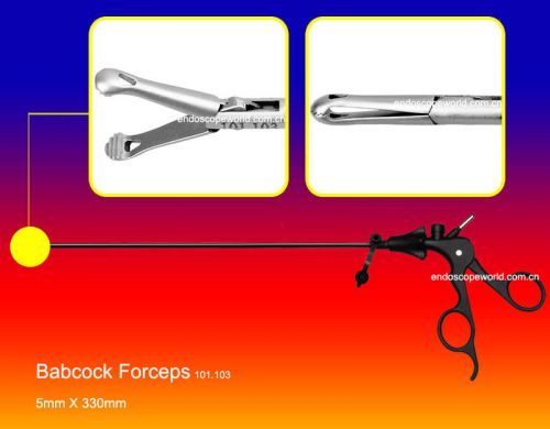 Brand New Babcock Laparoscopic Forceps 5X330mm 103 Laparoscopy