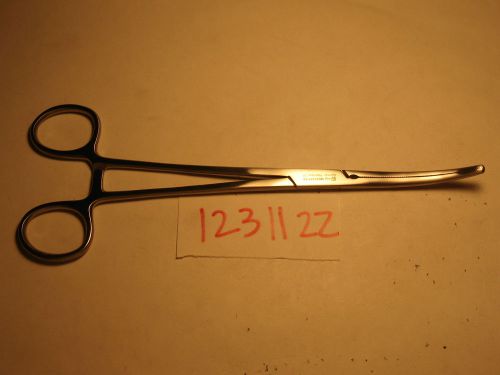ROCHESTER/ PEAN HEMOSTAT FORCEP CURVED/SERRATED &#034;8 1/2&#034;