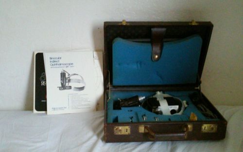 Frigi-Scope Binocular Indirect Ophthalmoscope w/ Briefcase and Accesories!