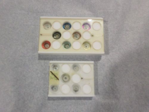 Sapphire Vitrectomy Lenses (8 Lenses) and Lens Ring Set