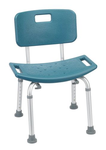 Drive Medical Designer Series Deluxe Bath Bench with Back, Teal