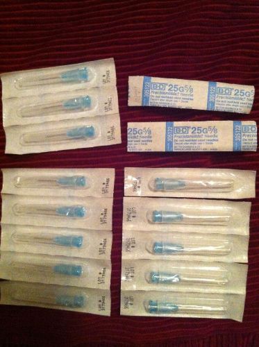 15 precisionglide 25 gage 5/8&#034; needles for sale