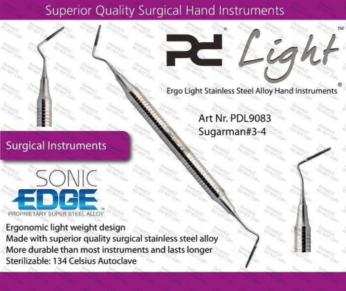 Sugarman #3-4 Interdental Periodontal File, ErgoLight Dental Implant Instrument