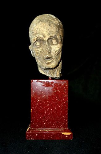 Cigoli 16th century late mannerist flayed anatomical head sculpture model for sale
