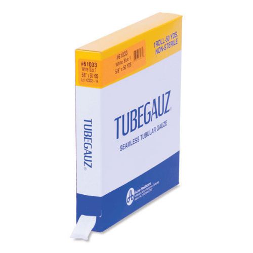 Tubegauz Tubular Bandages - Size 1 for Small Fingers and Toes  5/8&#034;W x 50yds ...