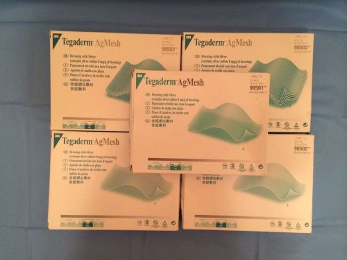 3M Tegaderm AgMesh 4in x 5in REF 90501 (QTY-Lot of 5)