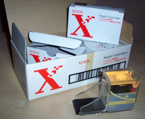 NEW Lot of 4 Four Genuine Xerox Staple Cartridges 8R4023 for Laser Copiers NIB!