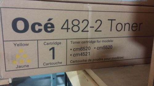 OCE 482-2 YELLOW TONER CARTRIDGE FOR MODELS CM6520, CM5520 AND CM4521