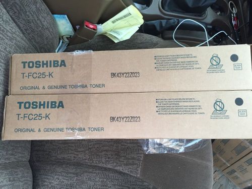 Lot Of 2 Toshiba T-FC25-K Toner