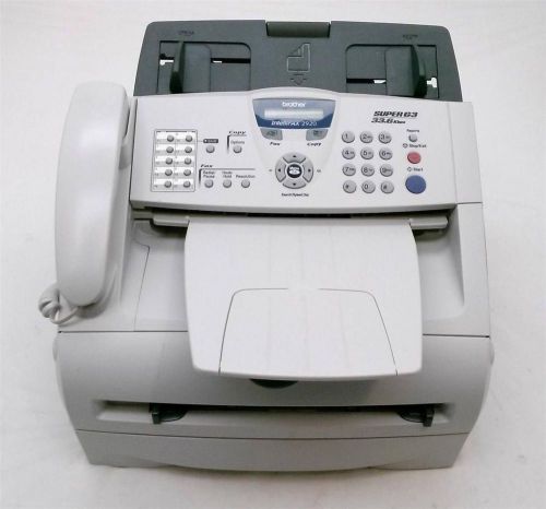 Brother FAX 2920 Laser Plain Paper Fax/Copier Drum is 100%, Low Page Count