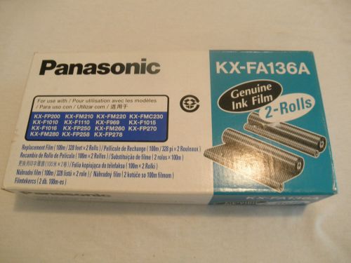Genuine Panasoic KX-FA136A Replacement Film Ink Cartridges