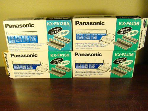 7 Rolls of Genuine PANASONIC KX-FA136 KX-FA136A INK FILM FAX REPLACEMENT FILM