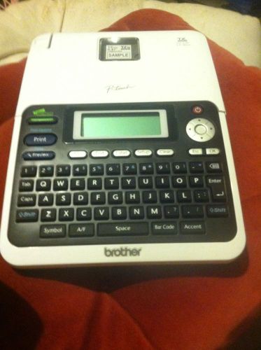 P-Touch Label Maker By Brother Model Pt-2030 White Uses 3.5-18 Mm  Tape