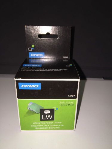 NEW Genuine DYMO 30327 White File Folder Labels 260 count LOT of 5 Boxes This