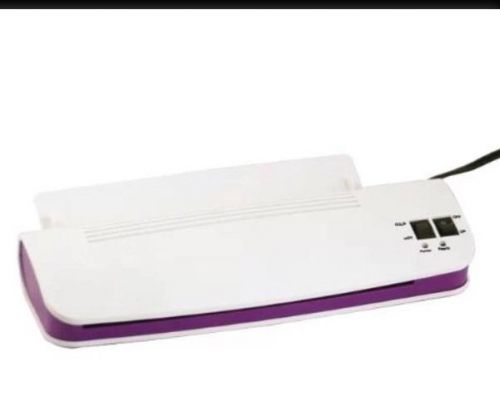 Purple Cows Hot and Cold Laminator with 100 3 mil Hot Pockets Assorted Sizes