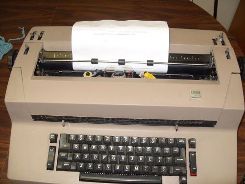IBM Selectric II Correcting Typewriter Vintage Works Tan