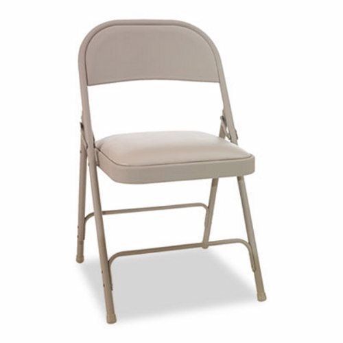 Alera Steel Folding Chair w/Padded Seat, Tab, 4/Carton (ALEFC94VY50T)