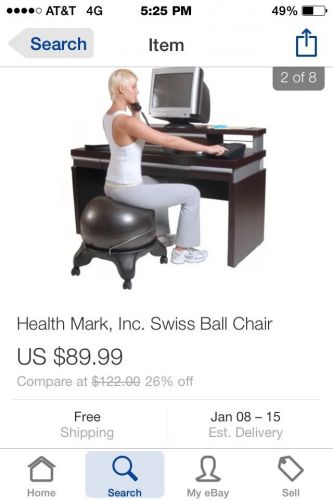 Health Mark, Inc. Swiss Ball Chair