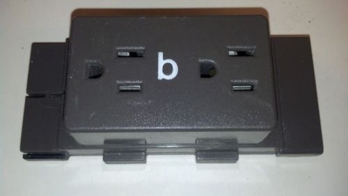 1 Herman Miller B1311.B Action Office Cubicle Wall Receptacle Outlets 15A Lot