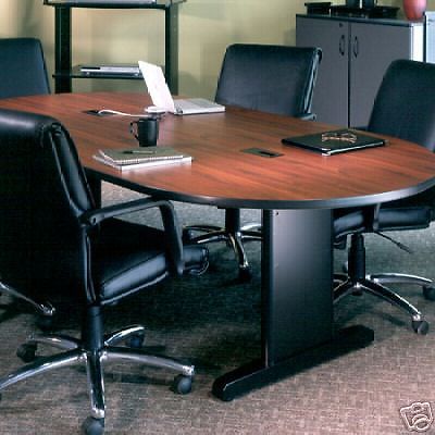 7FT CONFERENCE ROOM TABLE AND CHAIRS Set Meeting Contemporary Office Furniture