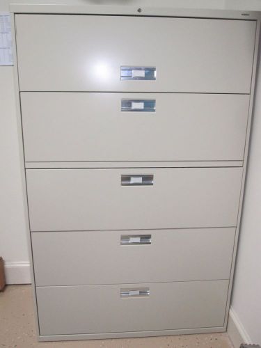 HON Five-drawer Lateral File Cabinet