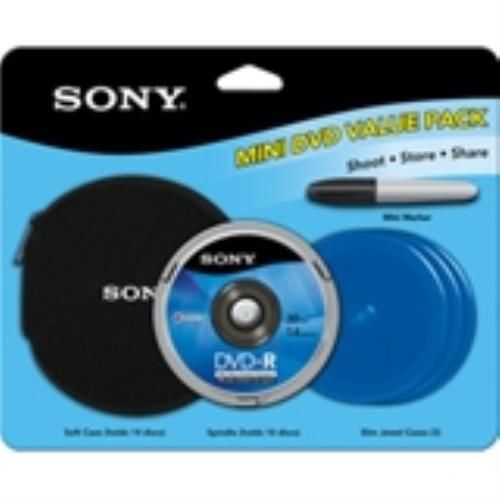 Sony 10DMR30R1H/VP DVD Recordable Media DVD-R 1.40GB 10 Pack Spindle 30MIN VIDEO