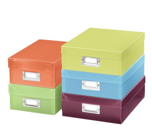 Miles kimball plastic organizer boxes - set of 5, sm  for sale