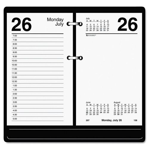 AT-A-GLANCE - Recycled Desk Calendar Refill - 3 1/2 x 6 - 2015