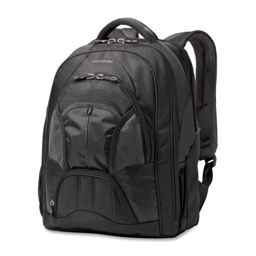 SML443311041 Business Backpack, 15.6&#034;Laptop Space,13-1/2&#034;x8-1/2&#034;x18&#034;, BK
