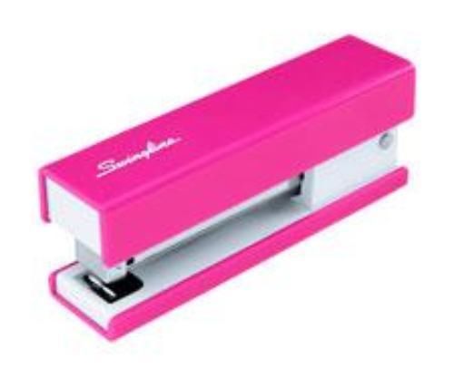 Acco swingline fashion runway stapler solid pink for sale