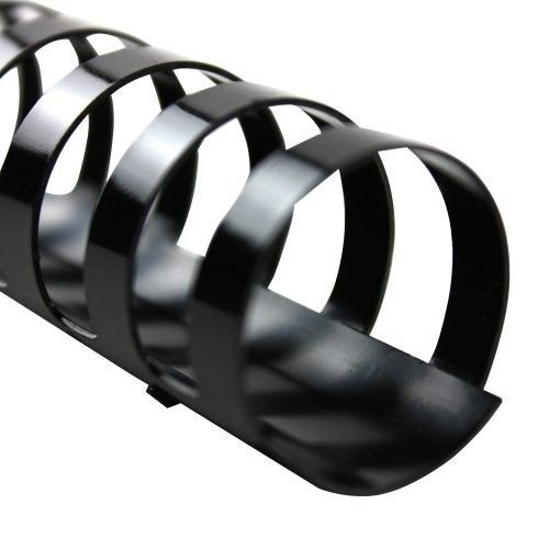 1&#034; Plastic Binding Combs Black - 38 pieces