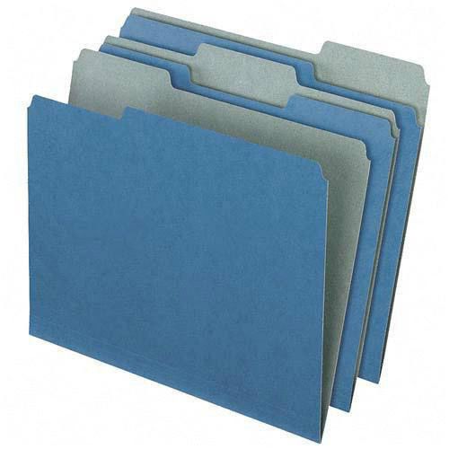Esselte Ess-04302 Pendaflex Earthwise Recycled Colored File Folder -100 qty