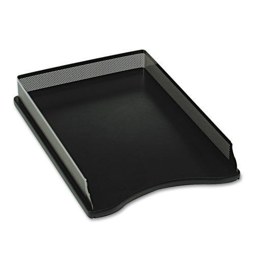 Distinctions Self-Stacking Desk Tray, Metal/Black