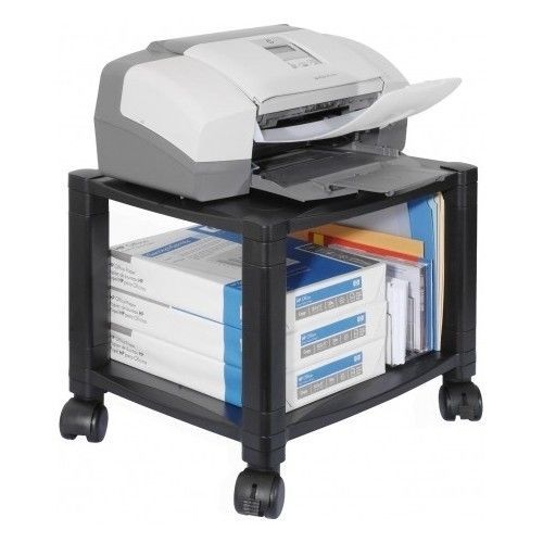 Computer printer stand under desk shelves office supplies storage rolling mobile for sale