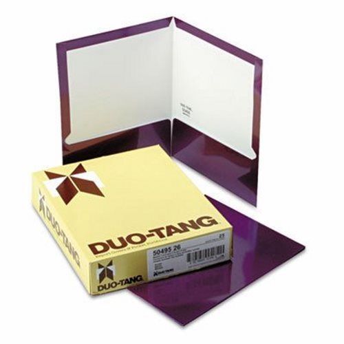 Oxford Two-Pocket Laminated Folder, 100-Sheet Capacity, Purple (OXF5049526)