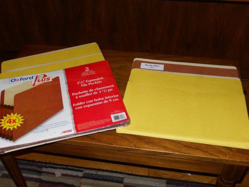 Lot of 6   3.5&#039;&#039;  Oxford Plus Expansion Pocket Files